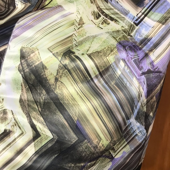 Ted Baker Parquet Geo Print Skirt Black TB Size 1 US 2-4 XS - Picture 7 of 10